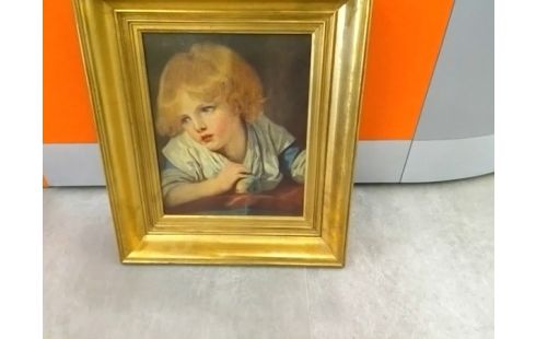 TABLEAU CADRE DORE JEUNE HOMME