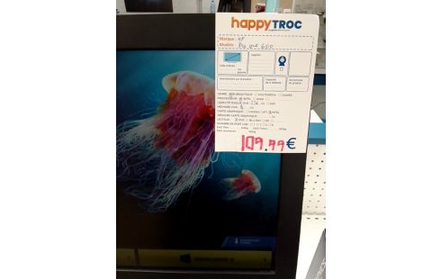 ORDINATEUR PC HP I5/7G 8RAM 256SSD