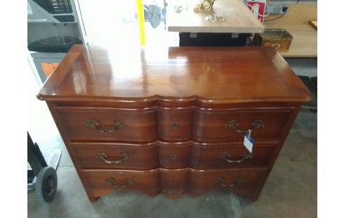 COMMODE 3 TIROIRS BOIS MASSIF