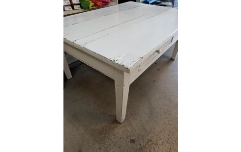 TABLE BASSE BOIS BLANCHE 2 TRS