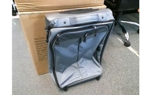 VALISE SOUPLE GRISE DELSEY