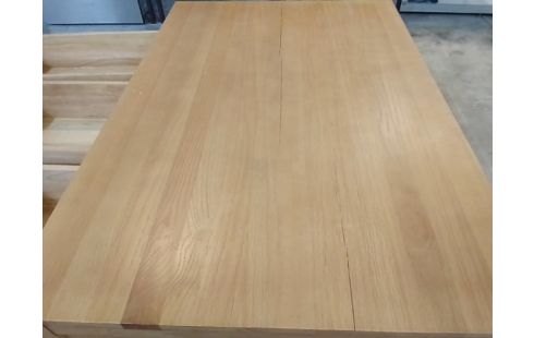 TABLE BASSE CHENE MASSIF 3 TIROIRS EN L'ETAT