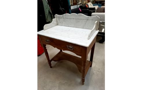 TABLE DE TOILETTE DESSUS MARBRE