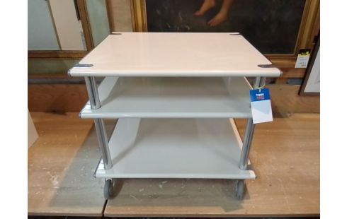 TABLE BASSE A ROULETTES ANNEES 70