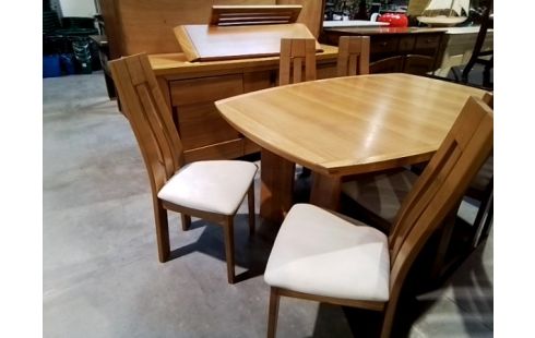 LOT DE 6 EN ORME ASSISE GRISE