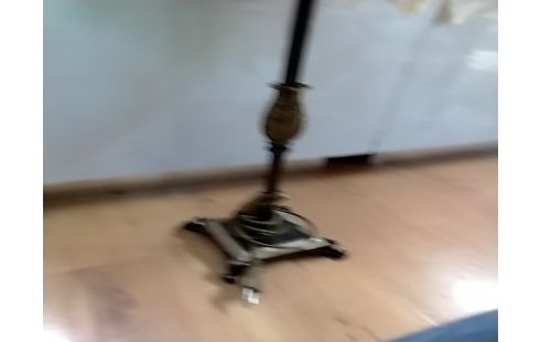 LAMPE DECO Abat jour ecru plumes