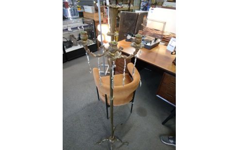 CANDELABRE METAL DORE