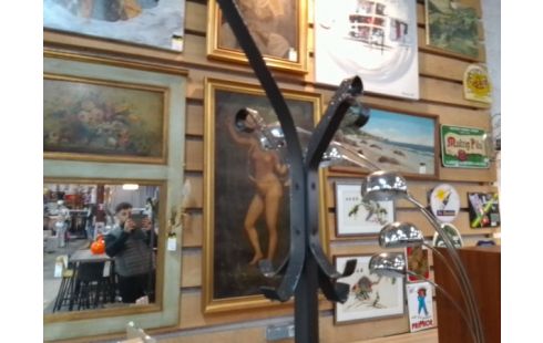 PORTE MANTEAU METAL NOIR