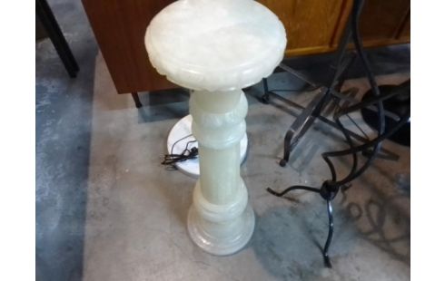 LAMPE ALBATRE + COLONNE