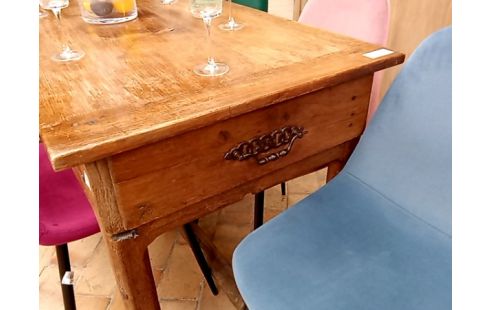 TABLE style fermette 2 tiroirs charmante