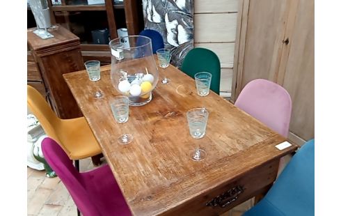 TABLE style fermette 2 tiroirs charmante