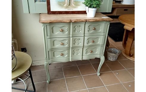 COMMODE A TIROIRS VERTE
