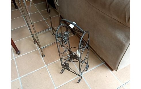 SUPPORT bouteille metal