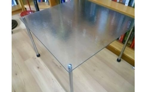 TABLE BASSE VERRE 60X60