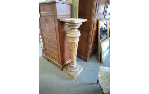 COLONNE ANCIENNE IMITATION MARBRE