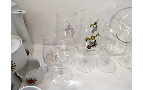 VERRES SAINT-VINCENT LOT DE 4