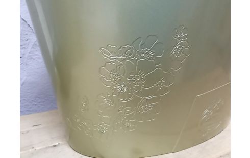 SEAU A CHAMPAGNE METAL OCRE PERRIER-JOUET COLLECTOR