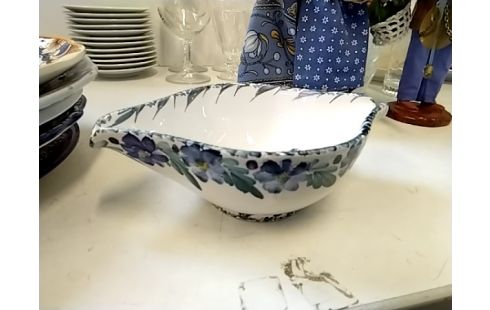 SAUCIERE FLEURS BLEUES