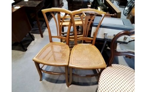 CHAISE BOIS ET CANAGE