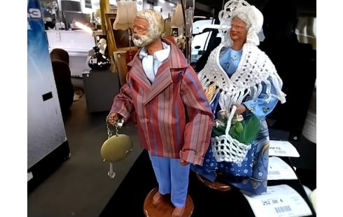 SANTON PROVENÇAUX COUPLE ÂGÉ