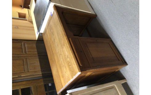 BUREAU CHENE MOYEN 1 PORTE 1 TIROIR