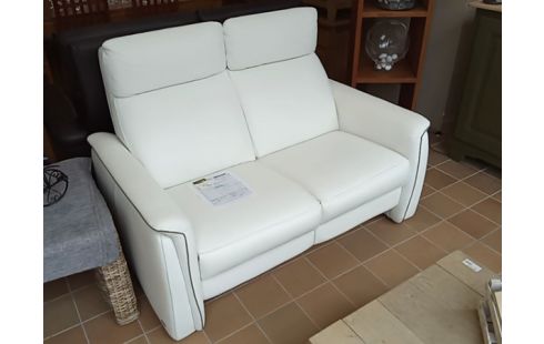 CANAPE CUIR 2 PLACES GORINI MEUBLES MAILLEUX