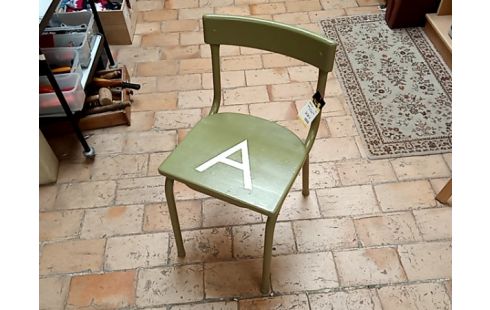 CHAISE enfant vintage kaki