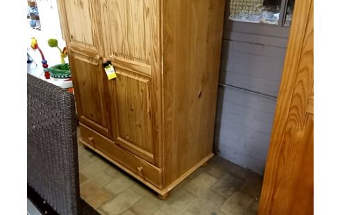 GARDE ROBES 2 portes en pin