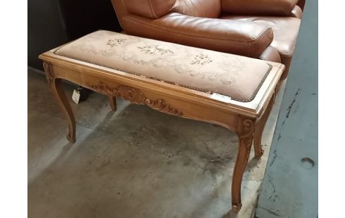 BANQUETTE STYLE LOUIS XV TAPISSERIE