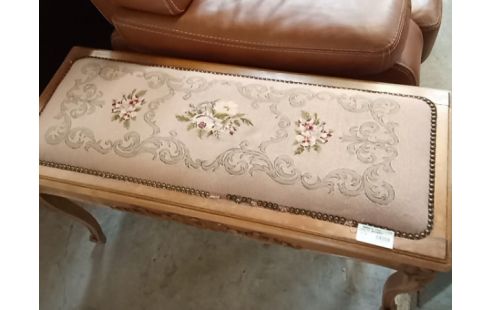 BANQUETTE STYLE LOUIS XV TAPISSERIE