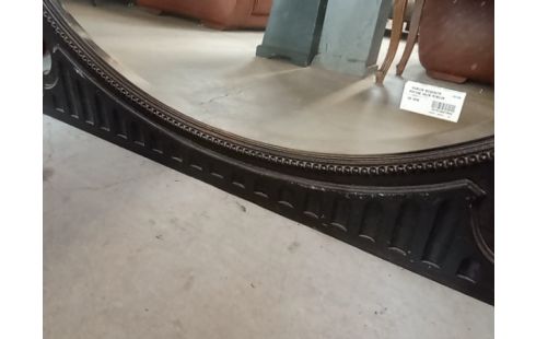 MIROIR BISEAUTE PATINE NOIR