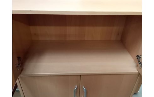 MEUBLE STRATITIFIE HETRE 6 PORTES