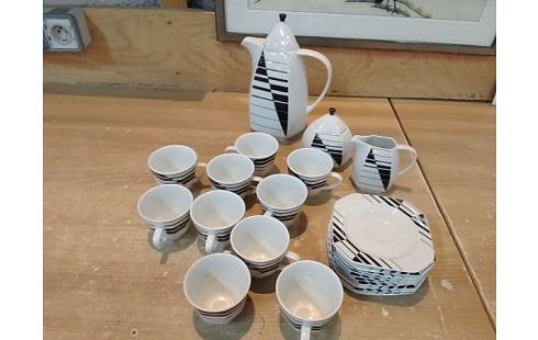 SERVICE A CAFE NOIR BLANC BAVARIA