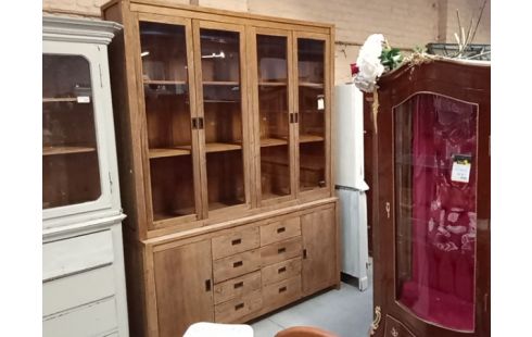 BUFFET 2 CORPS TECK PORTES VITREES