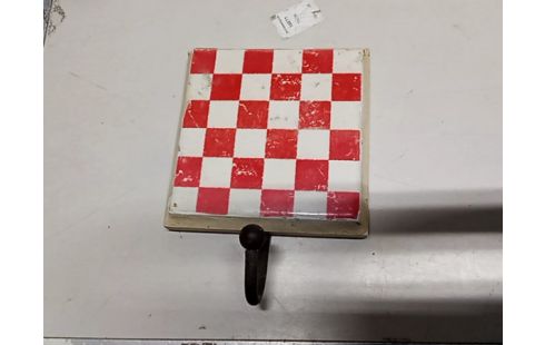 PORTE MANTEAU 1 CROCHET SUR CARREAU