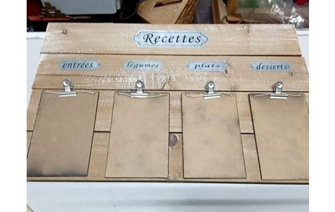 ENCADREMENT recettes bois