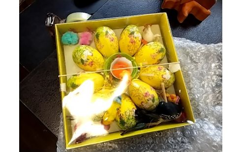 DECORATION OEUFS DE PÂQUES