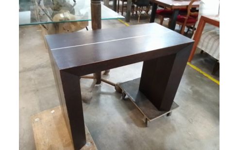CONSOLE MODULABLE TABLE CHENE MASSIF 4 ALLONGES
