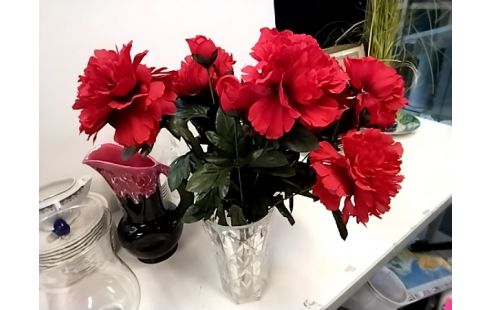 BOUQUET DE FLEURS ROUGE