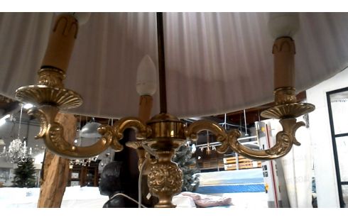 LAMPE A POSER CUIVRE ONYX PIED