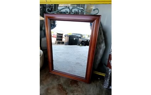 MIROIR BOIS TEINTÉ