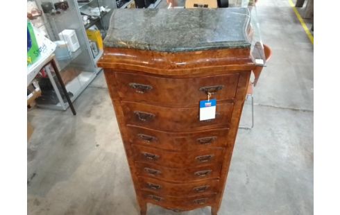 MEUBLE DESSUS MARBRE 7 TIROIRS