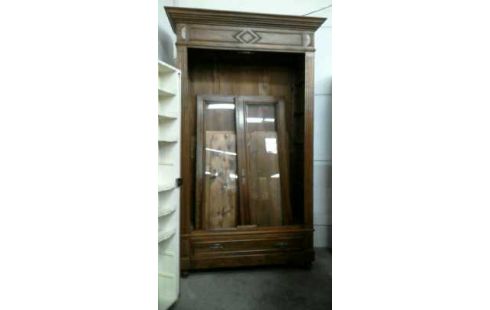 BIBLIOTHEQUE VITRE 2 PORTES