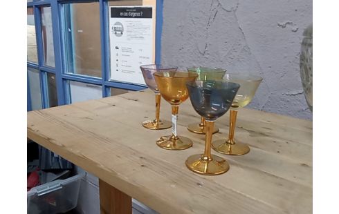 VERRES COLORÉS LES 5