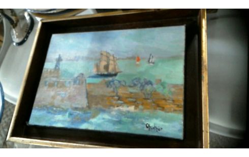 HUILE SUR TOILE SIGNEE OBERTHUR