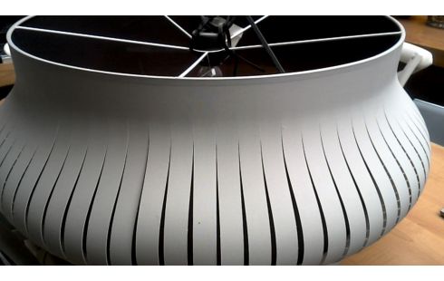 SUSPENSION GRIS TISSU