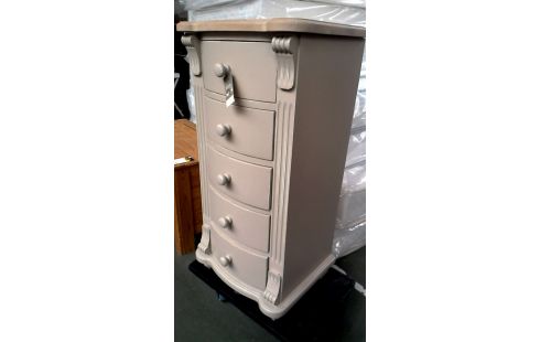 NÄHSCHRÄNKCHEN 5 SCHUBLADEN GRAU