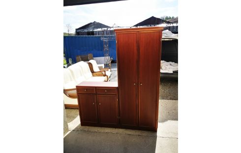 MEUBLE A CHAUSSURES 2 ÉLÉMENTS BRUN INTERCHANGEABLE