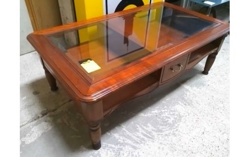 TABLE BASSE PLATEAU VERRE 1T