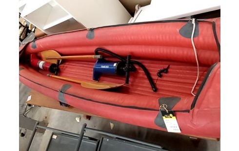 KAYAK gonflable forelle II + pagaie et accessoires